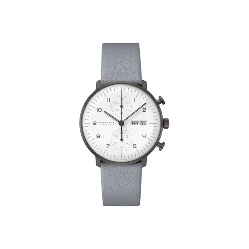 JUNGHANS Автоматический Механический Movement Мужские часы из коллекции Max Bill, 40 мм, белые
