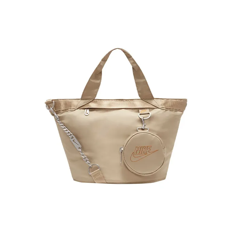 Nike Полиэстер Тоут Сумка Сумка для покупок Сумка через плечо Сумка Обычная Женская Лаймово-серый