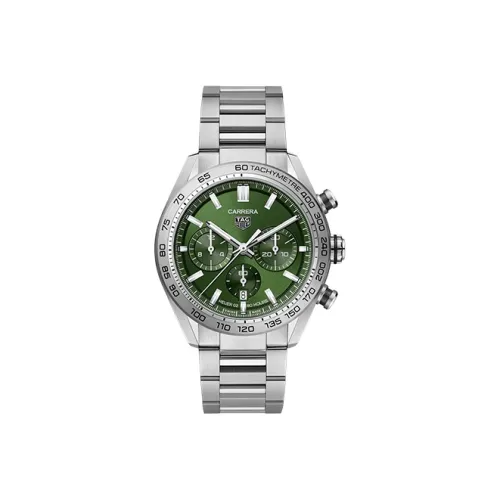 TAG HEUER Автоматический Механический Movement Мужские Carrera Collection Часы 44 мм Зеленые