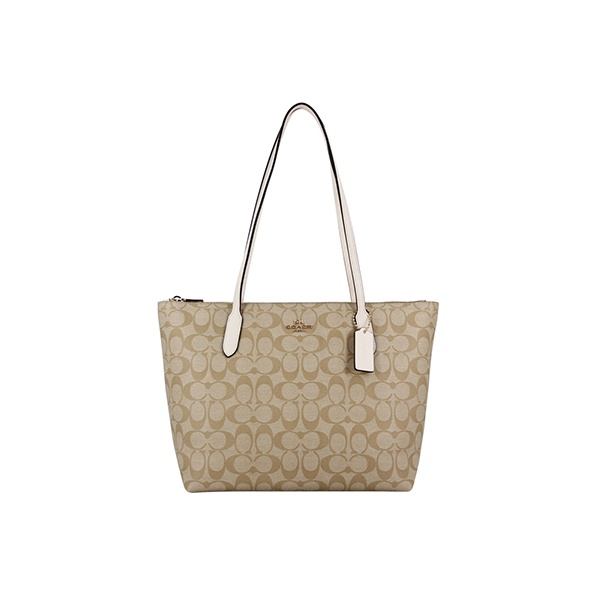 Authentic Coach mini bag in signature store monogram canvas