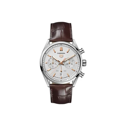 TAG HEUER Автоматический Механический Movement Мужские Carrera Collection Часы Серебряные