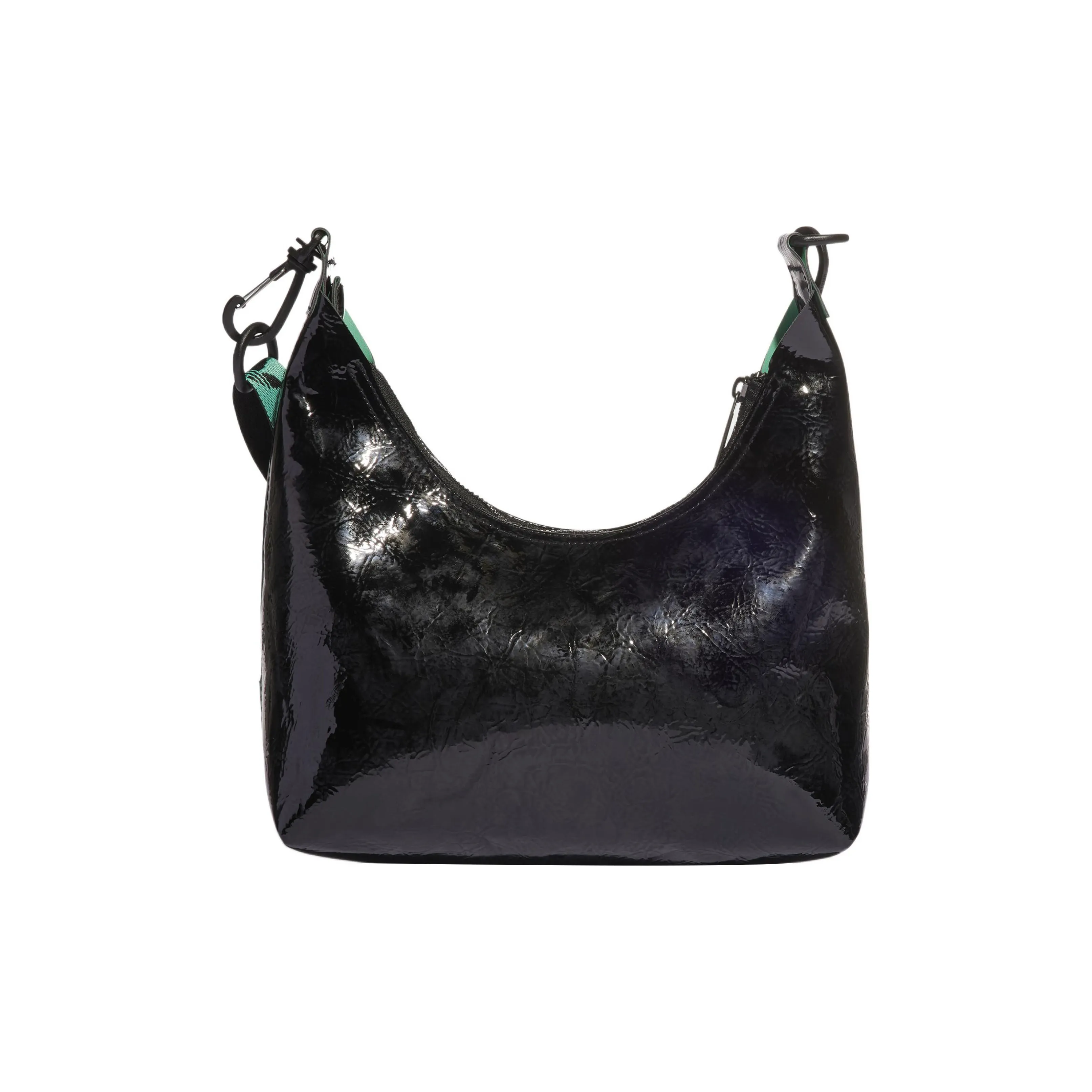 Adidas Polyurethane Airline Carry on Shoulder Bag Women
s Black