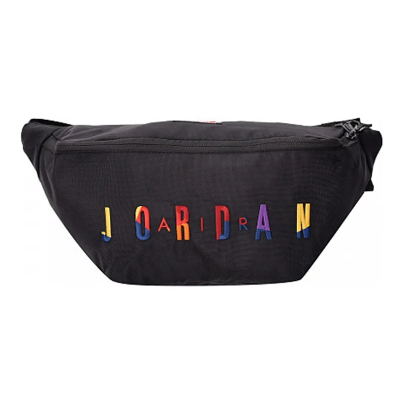 Джордан Полиэстер Бананка Сумка через плечо Обычная Унисекс Черный