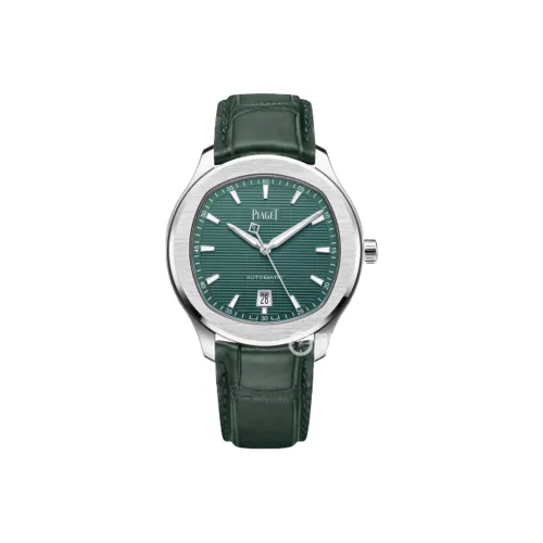 Piaget Автоматический Механический Movement Мужские PIAGET POLO Часы 42mm*9,4mm Зеленый
