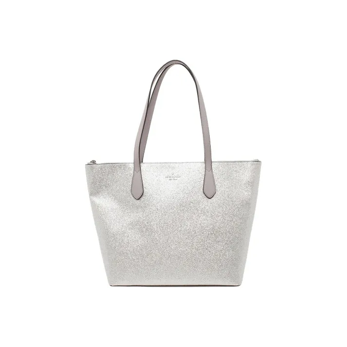 Kate Spade Crystal Flash Tote Bag, Shopping Bag, Shoulder Bag Women's Silver