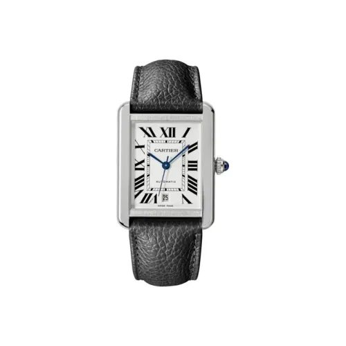CARTIER Автоматический Механический Movement Мужские TANK DE Часы 31мм*40,85мм Белый