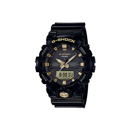 CASIO Liquid Crystal Analog Dual Display Series Кварцевый механизм Смольный ремешок Часы Мужские часы