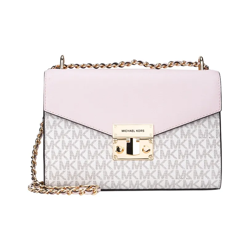 MICHAEL KORS Розовый Искусственная кожа Сумка через плечо Сумка на плечо Женская Белая и Розовая