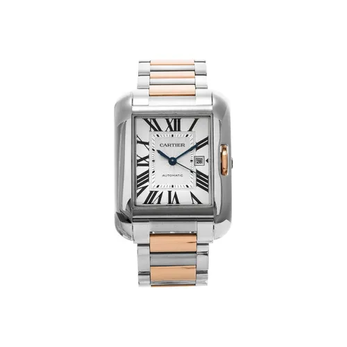 CARTIER Автоматический Механический Movement Мужские TANK DE Часы 39,2 мм Белый