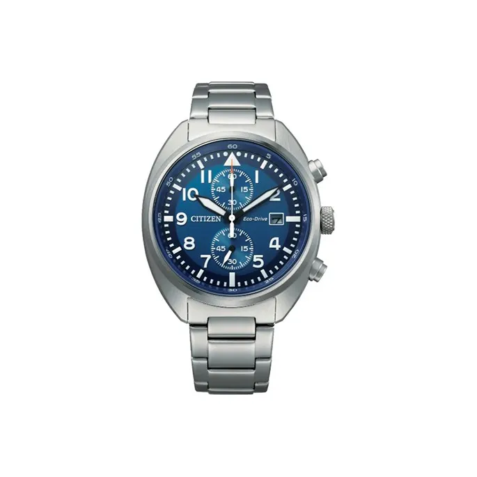 CITIZEN Ecology Drive Collection Светильник Кварцевый механизм Часы 41*12 мм Мужские часы Синий циферблат CA7040 85L