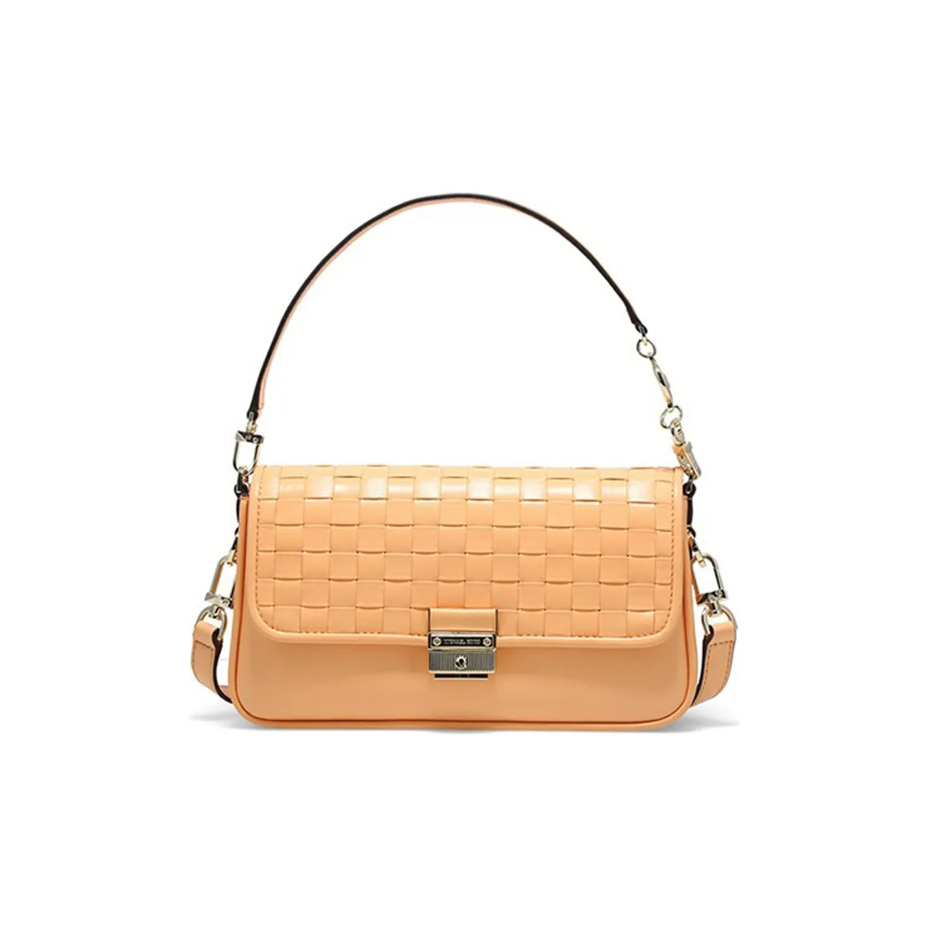 MICHAEL KORS Кожа Baguette Сумка через плечо Женская Дынный