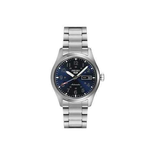 SEIKO Механический Movement Мужские Часы Series 5, 39,4mm*13,2mm, Синий