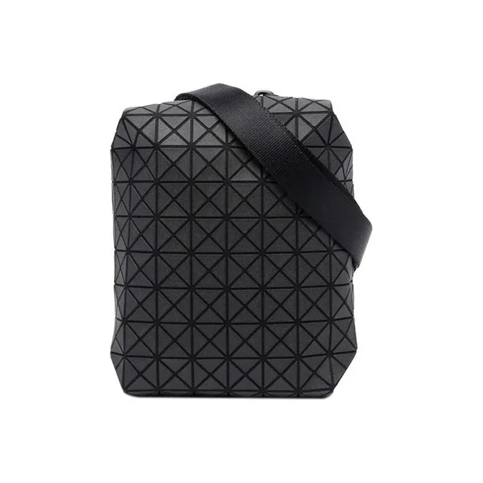 ISSEY MIYAKE Prism Хлопок Курьерская Сумка Сумка через плечо Маленькая Мужская Черная