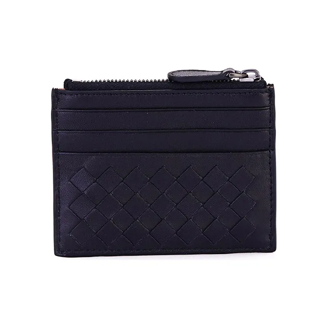 Bottega Veneta Sheepskin Картхолдер Женские Темно-синий