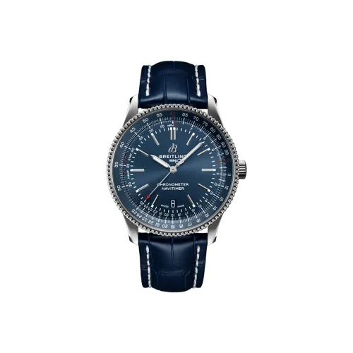 Breitling Автоматический Механический Movement Унисекс Коллекция Aviation Chronograph Watch 41 мм Синий