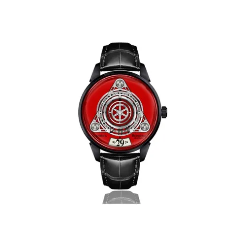 BEHRENS Автоматический Механический Movement Унисекс Rotor Collection Часы 42mm*12,5mm*20mm Красный
