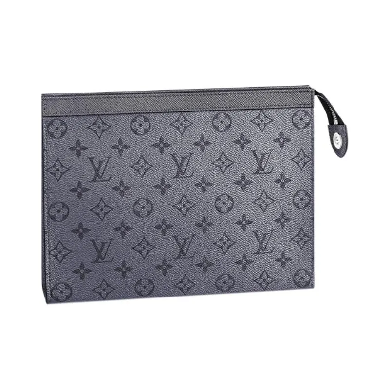 LOUIS VUITTON Pochette Voyage Mm Monogram Gunmetal Gray