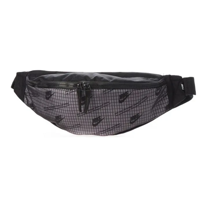 Nike Nylon Fabric Sling Bag Crossbody Bag Fanny Pack Regular Unisex Black