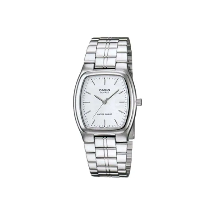 CASIO Standard Series Classic Analog Collection Кварцевый механизм Нержавеющая сталь Ремешок Часы Женские Серебристый циферблат