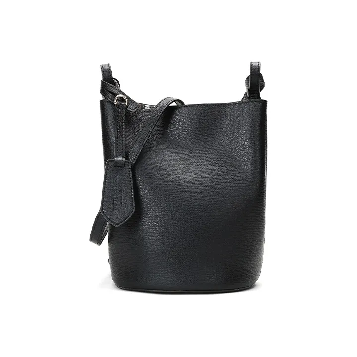 Burberry Leather Bucket Bags Crossbody Bag, Shoulder Bag Women's Black