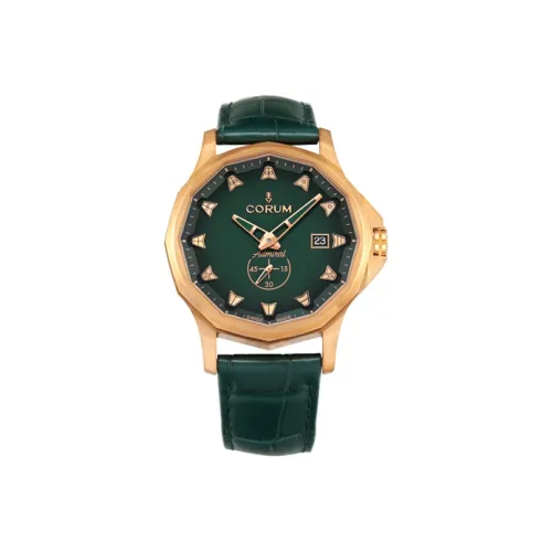 Corum Автоматический Механический Movement Мужские часы Admiral Collection 42 мм Зеленые