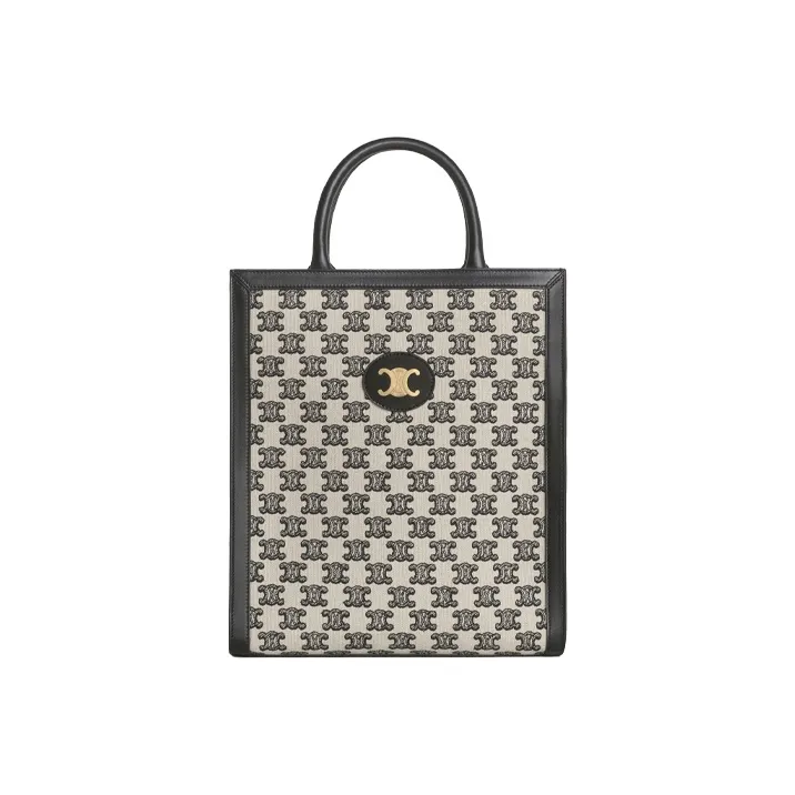 CELINE Cow Leather Shoulder Bag, Crossbody Bag, Handbag Women's Black