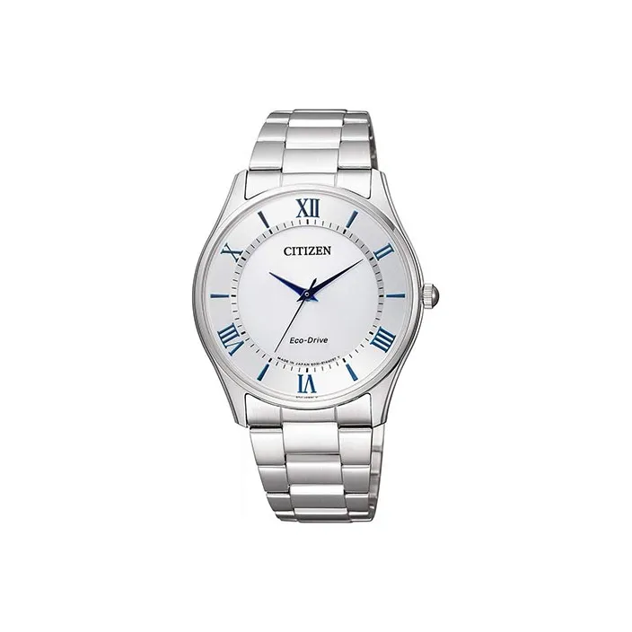 CITIZEN Ecology Drive Collection Eco Drive Solar Кварц Механизм Нержавеющая сталь Ремешок Часы Унисекс Серебристый циферблат