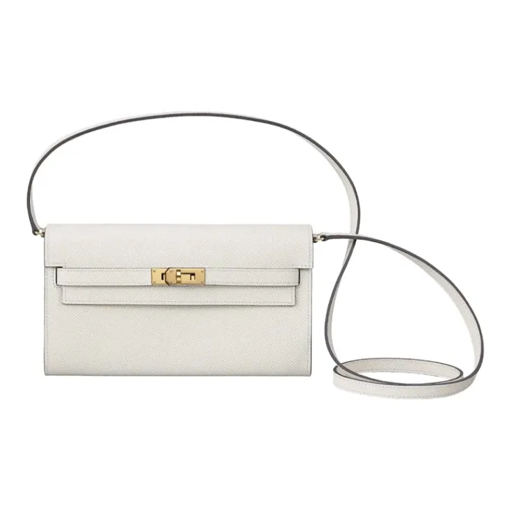 HERMES Kelly To Go Calfskin Wallet, Crossbody Bag, Shoulder Bag Women
s