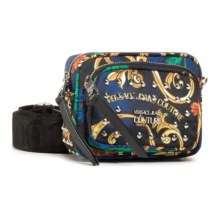 VERSACE JEANS COUTURE Nylon Shoulder Bags Unisex Baroque Pattern