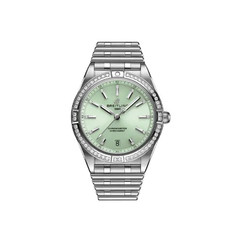 Breitling Автоматический Механический Movement Унисекс Коллекция Mechanical Chronograph Watch 36 мм Зеленый