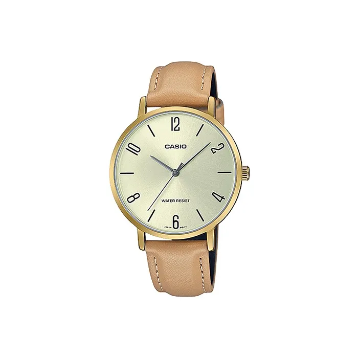 CASIO Кварцевый Movement Женские Standard Series Часы 40mm*34mm*7,9mm Золотой