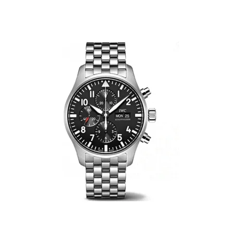 IWC Автоматический Механический Movement Мужские Часы Pilot Collection 43 мм Черные
