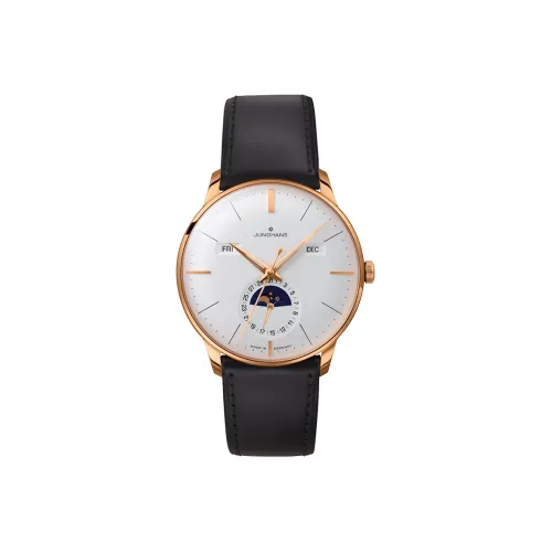 JUNGHANS Автоматический Механический Movement Мужские Часы Master Collection 40,4mm*40,4mm*12mm Белые