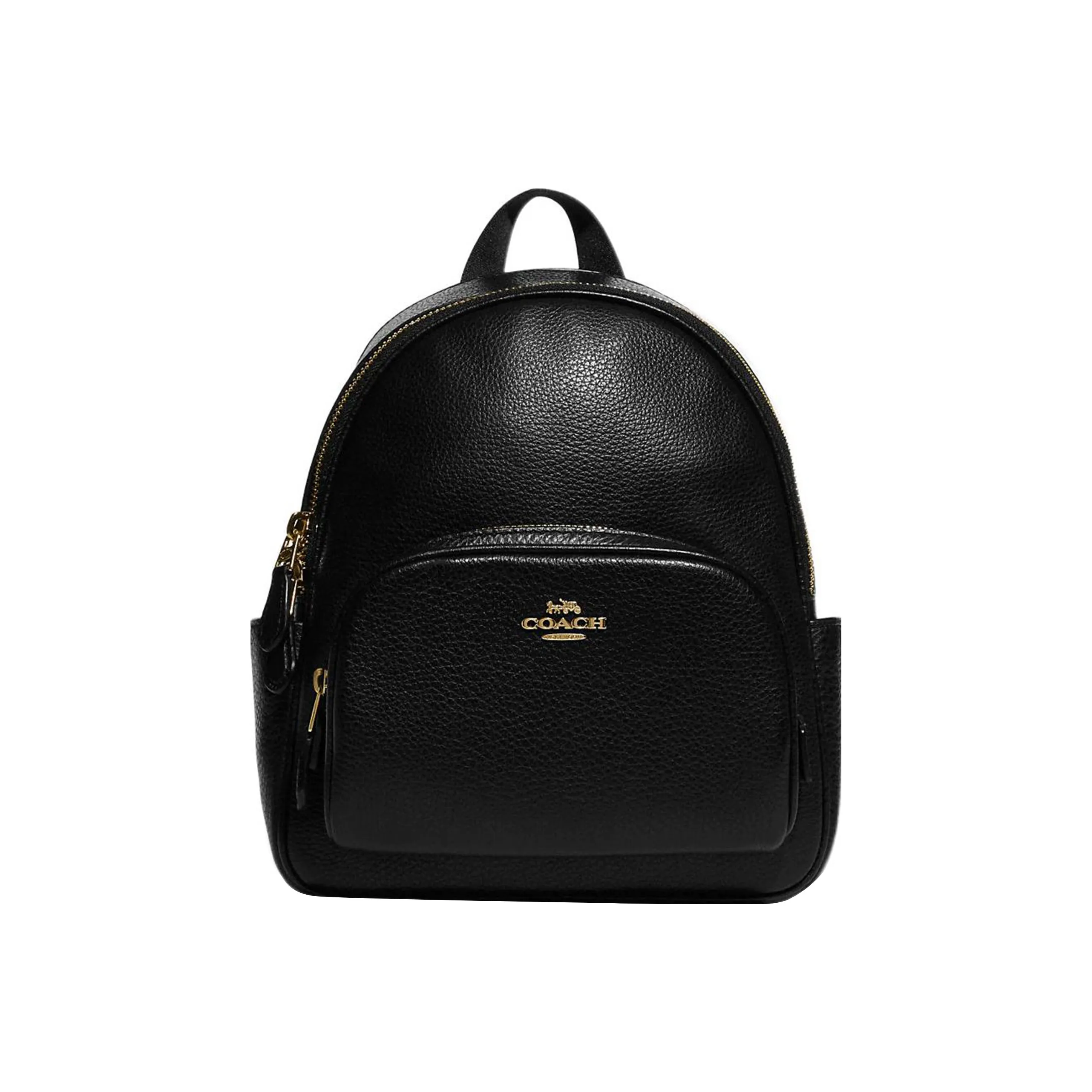 COACH Court Textile, Leather Backpack Trumpets Women's Black