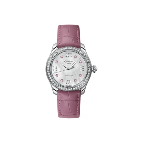 Glashütte Original Автоматический Механический Movement Женские Lady Watch Жемчужная раковина Цвет