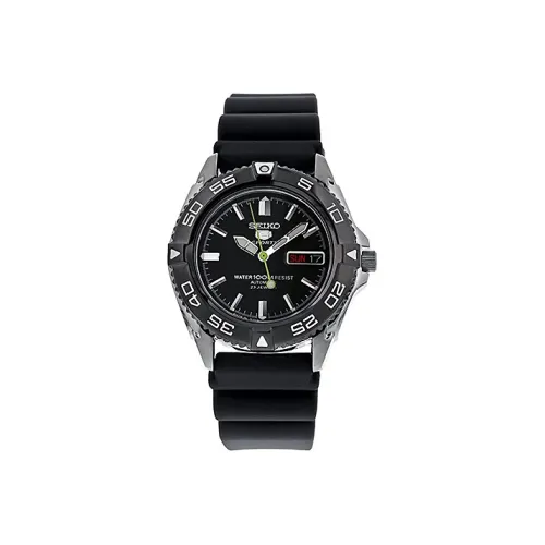 SEIKO Механический Movement Мужские часы Series 5 Черные