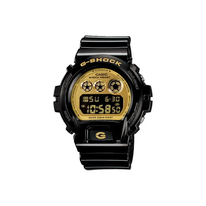 CASIO Кварцевый механизм Смольный ремешок Часы для мужчин Золотой циферблат