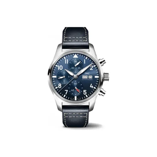 IWC Автоматический Механический Movement Мужские Часы Pilot Collection 41 мм Синие