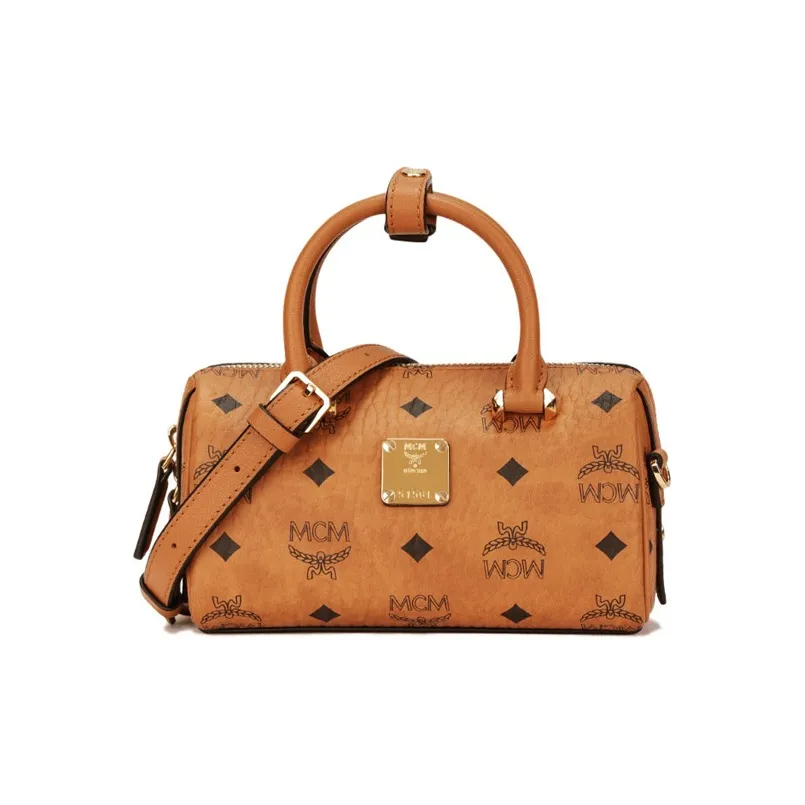 MCM Essential Visetos Origina Monogram Motif Tote Bag