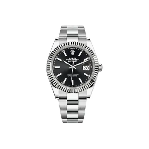 ROLEX Автоматический Механический Movement Мужские Часы Log Series 41 мм Черные