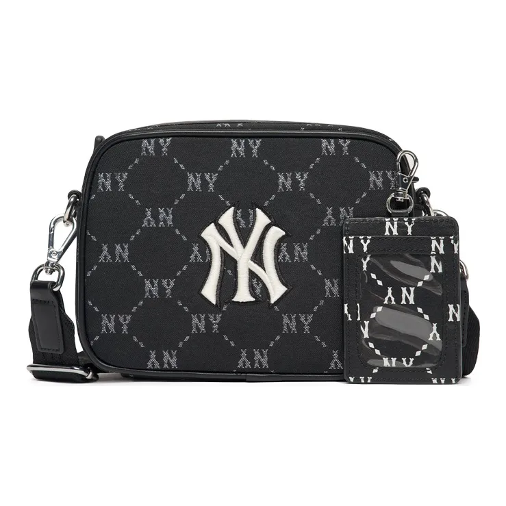 MLB MONOGRAM Коллекция Полиэстер Camera Сумка Комбинированная Сумка Сумка через плечо Унисекс Черный