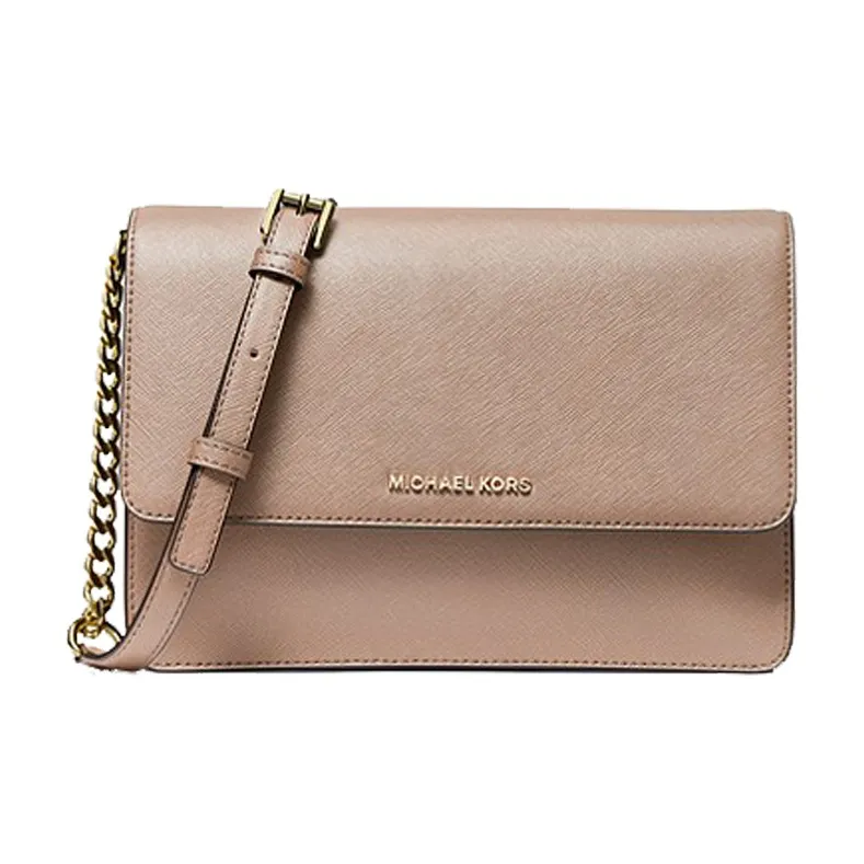 MICHAEL KORS Daniela Кожа Сумка через плечо Большая Женская Нюдово-розовая