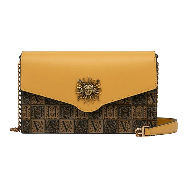 VANESSA HOGAN Helios Series Crossbody Bags Yellow