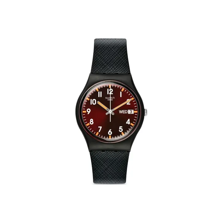 Swatch Quartz Movement Унисекс Часы Красные