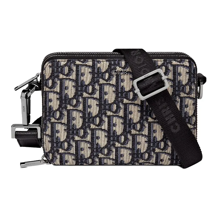 DIOR Technical Fabric Clutch, Shoulder Bag, Crossbody Bag Regular Men's Black