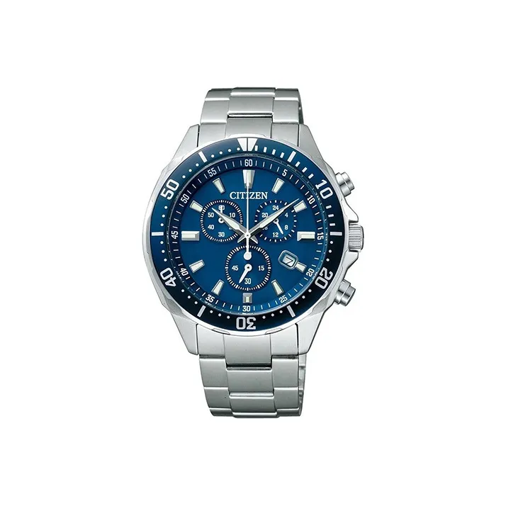 CITIZEN Световой Кварцевый Механизм Мужские Часы Eco Drive Series 40,6 мм Синий