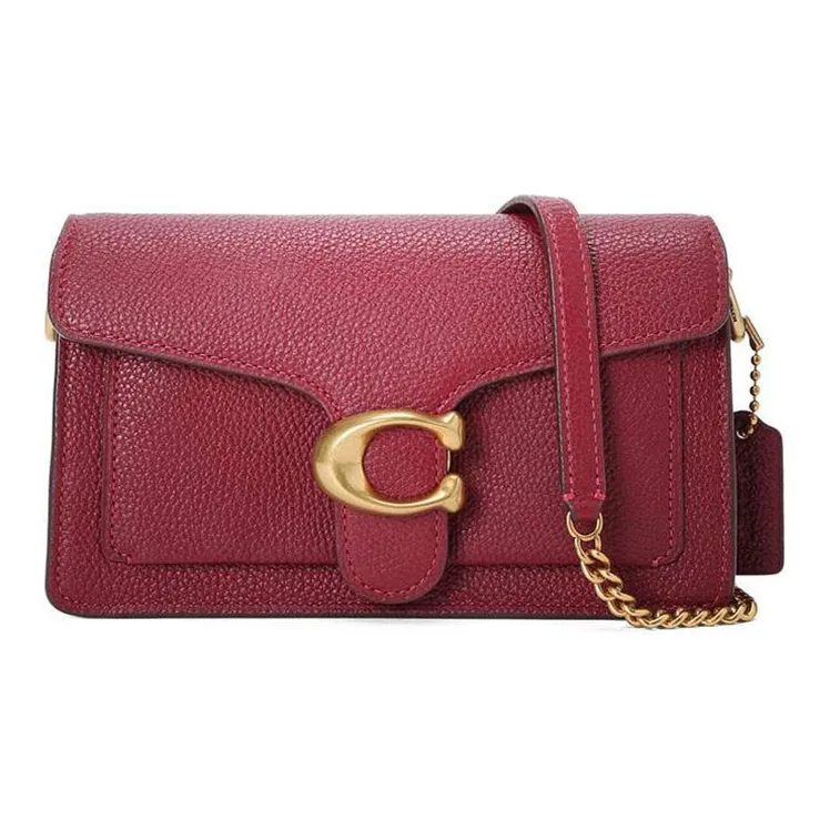 COACH Кожа Сумка через плечо Женская Настоящий красный