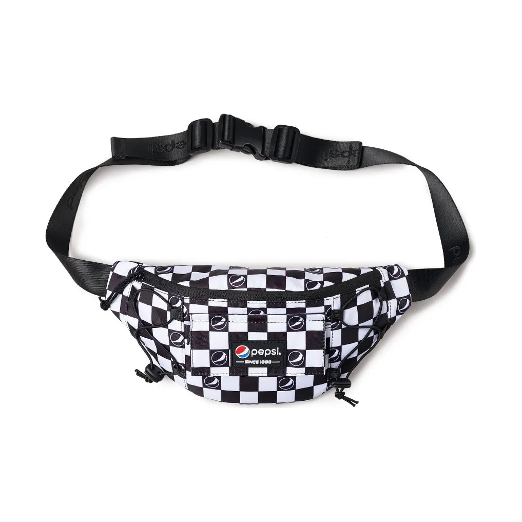 Pepsi Нейлоновая сумка через плечо поясная сумка стандартная унисекс черный белый