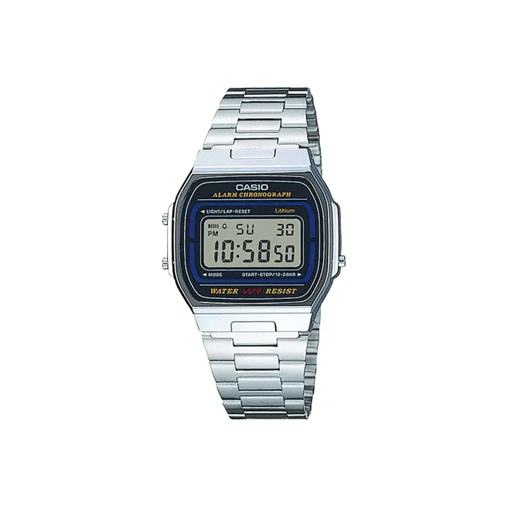 CASIO YOUTH Collection Циферблат с цифровым дисплеем Кварцевый механизм Часы Унисекс Серебристый циферблат