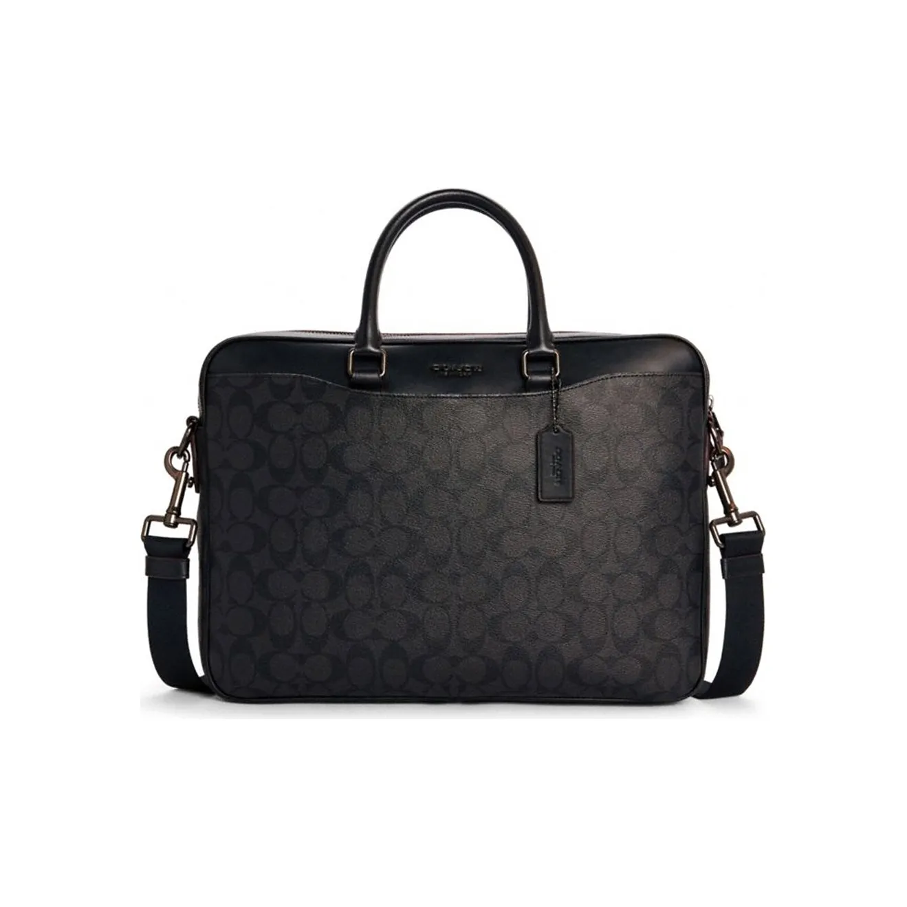 COACH PVC Briefcase, Handbag Tubas Men's Black